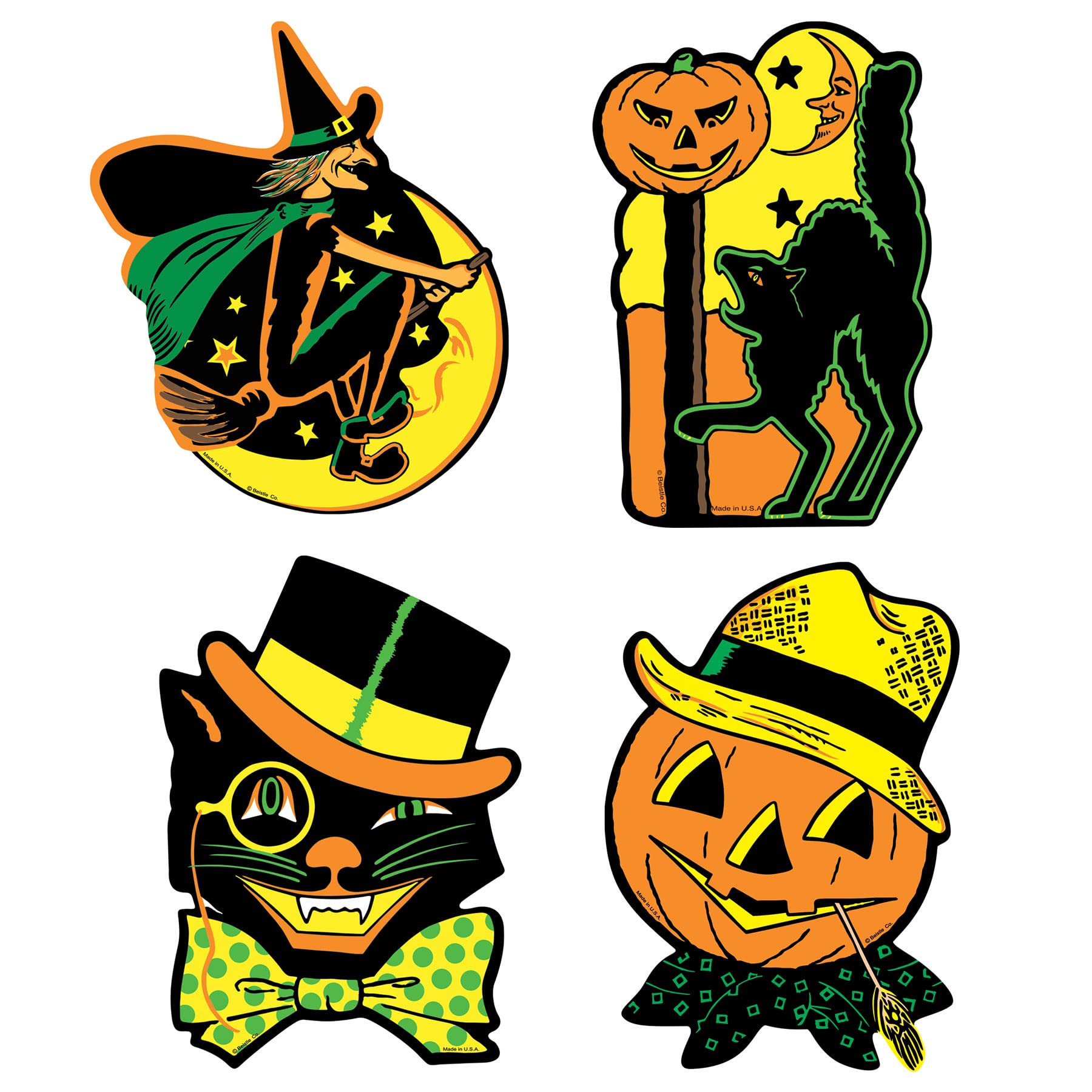 Beistle Packaged Halloween Cutouts