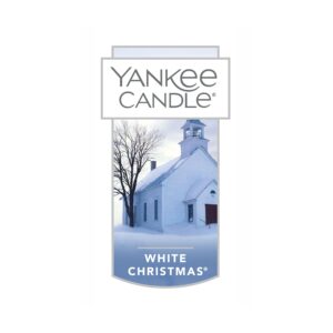 Yankee Candle White Christmas Scented, Classic 22oz Large Jar Single Wick Candle, Over 110 Hours of Burn Time