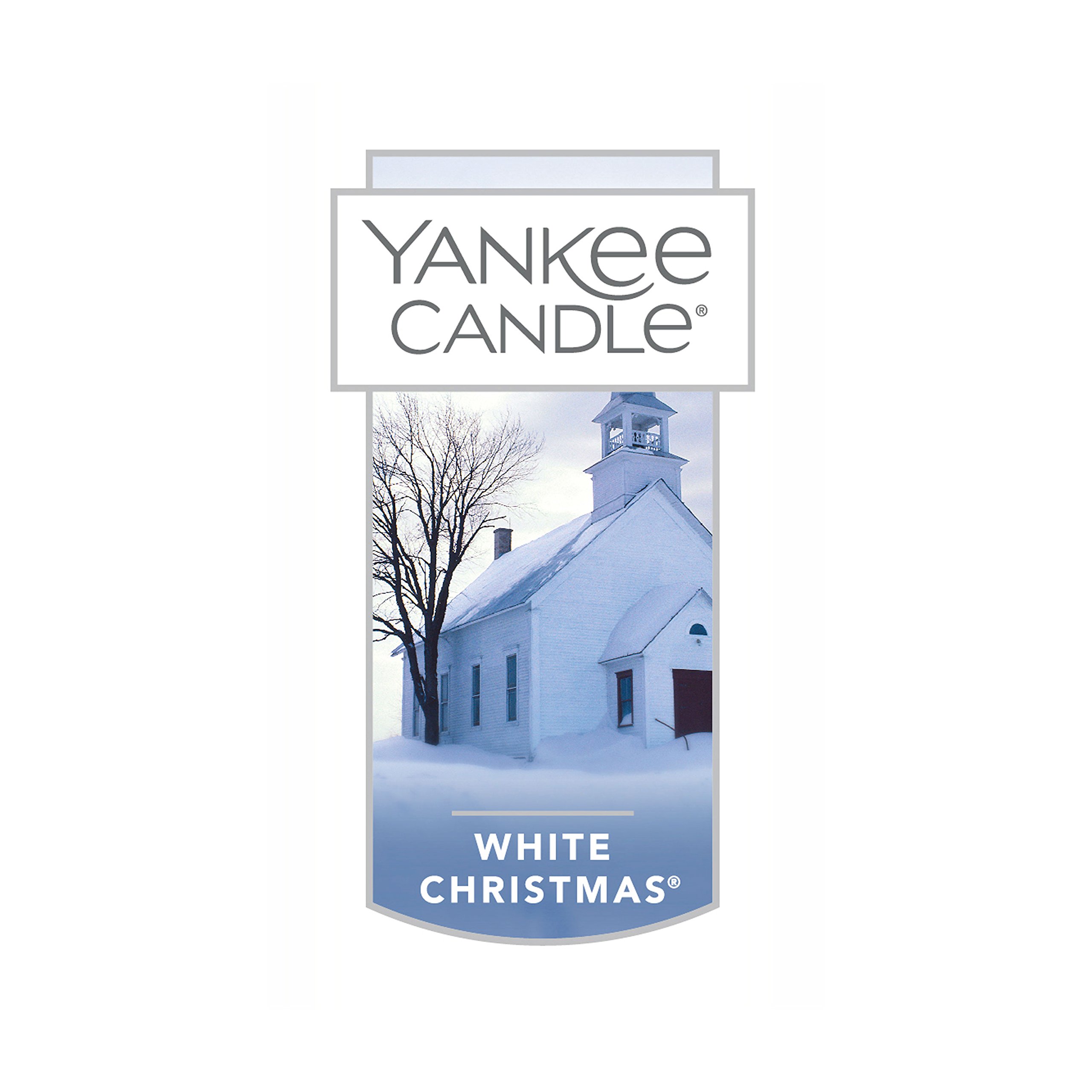 Yankee Candle White Christmas Scented, Classic 22oz Large Jar Single Wick Candle, Over 110 Hours of Burn Time