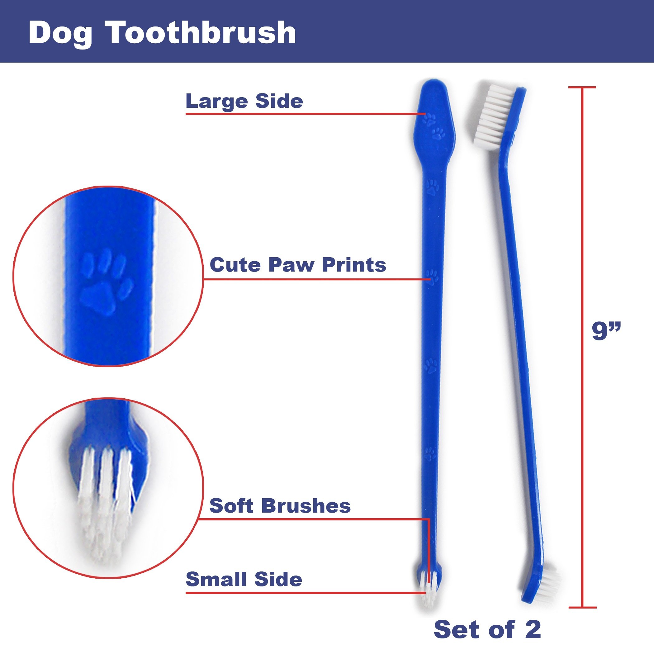 Dog Toothbrush Set