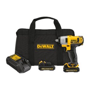 dewalt 12v max impact wrench with hog ring, cordless, 3/8-inch (dcf813s2)