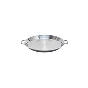 garcima 16-inch stainless flat bottom paella pan, 40cm