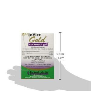 Rockwell Labs - Invict Gold - Cockroach Gel - 4 Tubes, 4 35-Gram Tubes