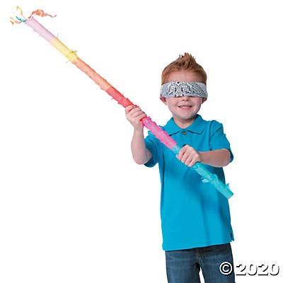 Pinata Stick (30 inch wood bat with easy to grip design) Birthday Party Supplies for Kids