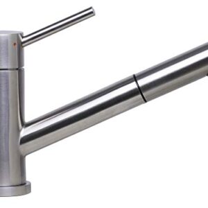 Alfi AB2025 Solid Stainless Steel Pull Out Kitchen Faucet