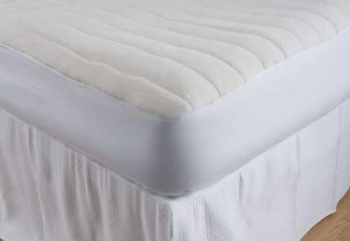 Terry Filled Comfort Mattress Pad, Bed Topper / Protector, King Size, by DownTown Company