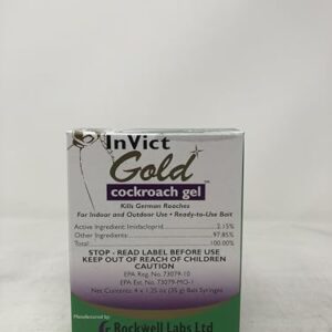 Rockwell Labs - Invict Gold - Cockroach Gel - 4 Tubes, 4 35-Gram Tubes