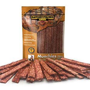 Savory Prime 36-Pack Munchie Strips, 5-Inch, Beef