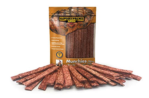 Savory Prime 36-Pack Munchie Strips, 5-Inch, Beef