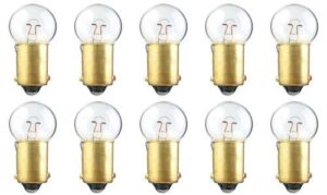 CEC Industries #55 Bulbs, 7 V, 2.87 W, BA9s Base, G-4.5 Shape (Box of 10)