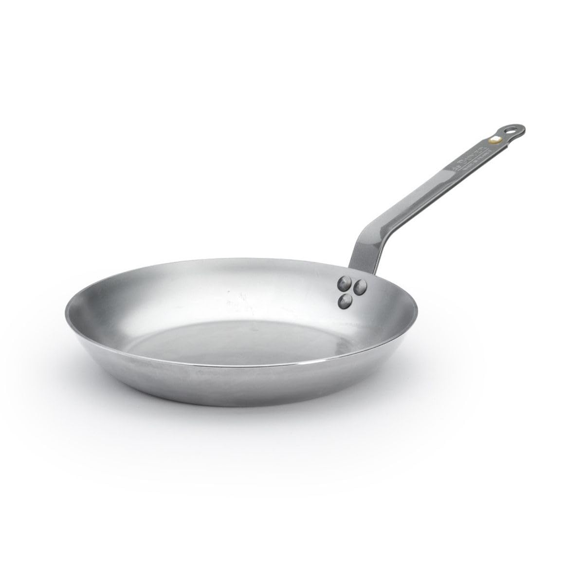 de Buyer MINERAL B Carbon Steel Fry Pan - 9.5” - Ideal for Searing, Sauteing & Reheating - Naturally Nonstick - Made in France