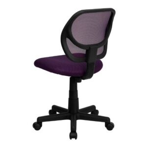 Flash Furniture Neri Low Back Purple Mesh Swivel Task Office Chair