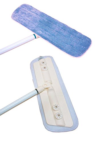 3-pack 18" Microfiber Dry/Wet Mop Pads for Commercial Microfiber Mops. Washable Pads