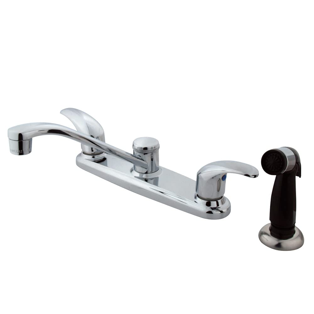 Kingston Brass KB6272LL Legacy Kitchen Faucet with Sprayer, 7-1/8-Inch, Polished Chrome