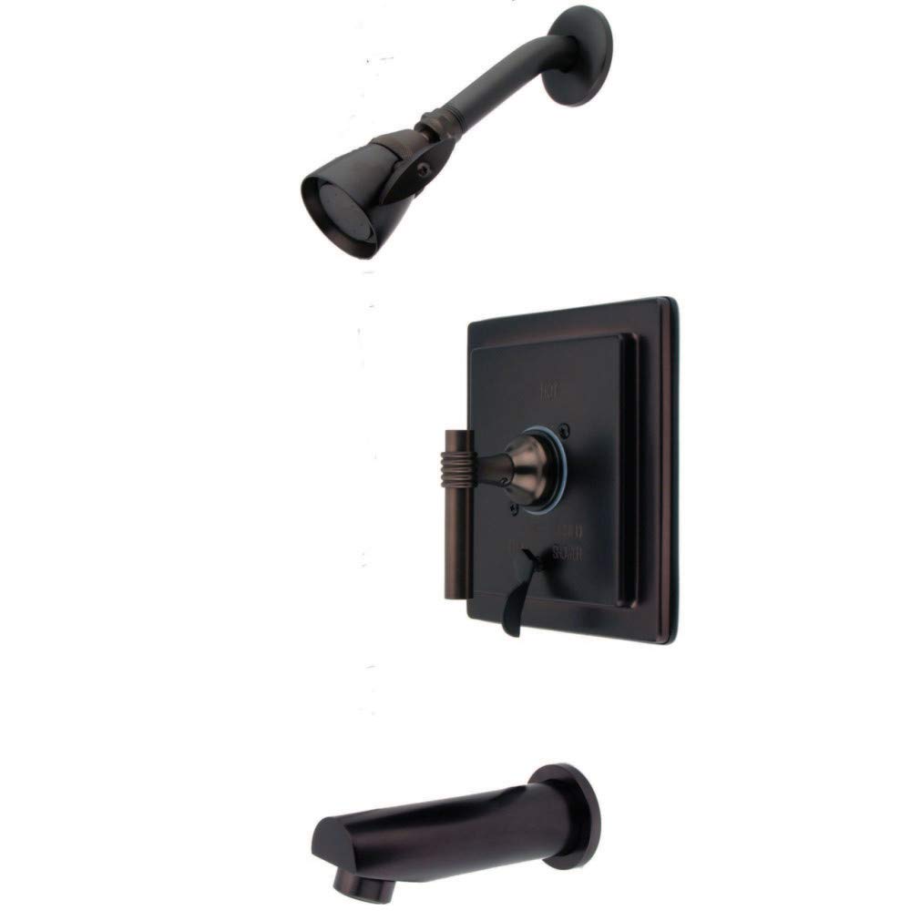 Kingston Brass KB86550ML Milano Tub and Shower Faucet, Oil Rubbed Bronze