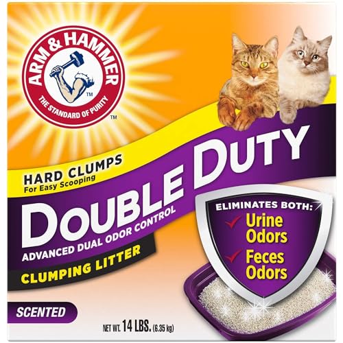 Arm & Hammer Double Duty Clumping Cat Litter, 14lb