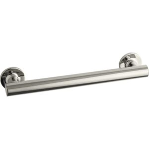 kohler k-11891-sn purist 12 inch bathroom grab bar vibrant polished nickel