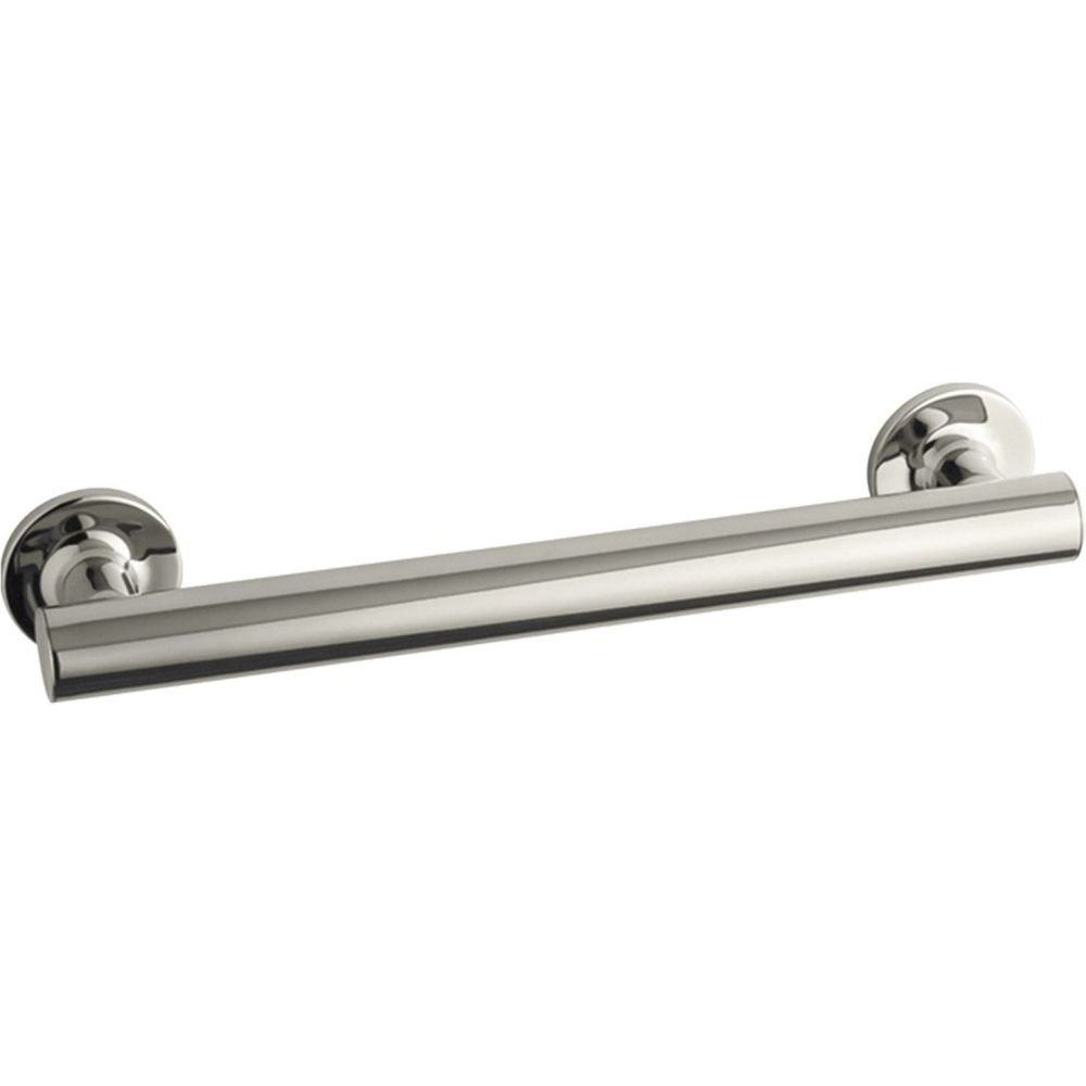 Kohler K-11891-SN Purist 12 Inch Bathroom Grab Bar Vibrant Polished Nickel