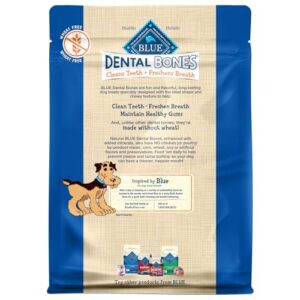 Blue Buffalo Dental Bones Small Natural Dental Chew Dog Treats Bag Value Pack