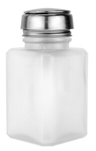 menda pure touch liquid pump bottle clear 4 oz (model: 35576)