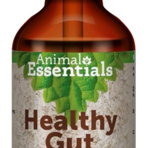 Animal Essentials Healthy Gut - Herbal Prebiotic for Dogs & Cats, Gut Health Blend, Herbal Formula, Organic Human Grade Herbs, Veterinarian Recommended, Liquid Tonic - 2 Fl Oz