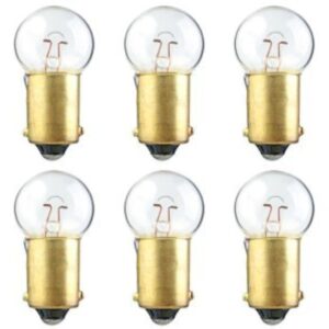 CEC Industries #55 Bulbs, 7 V, 2.87 W, BA9s Base, G-4.5 Shape (Box of 10)