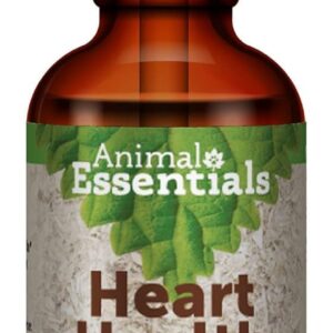 Animal Essentials Heart Health for Dogs & Cats - Cardiovascular Support Supplement, Healthy Heart, Organic Hawthorn Berry, Herbal Tincture - 1 Fl Oz