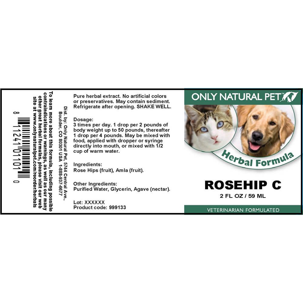 Only Natural Pet Rosehip C Herbal Formula 2 oz