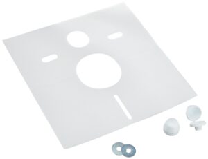 sanit soundproofing kit for wall-hung toilets and bidets, set of 1, white, 16.002.00 0000