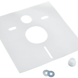 Sanit Soundproofing Kit for Wall-Hung Toilets and Bidets, Set of 1, White, 16.002.00 0000