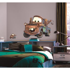 RoomMates RMK1519GM: Cars-Mater Peel & Stick Giant Wall Decal, Multicolor