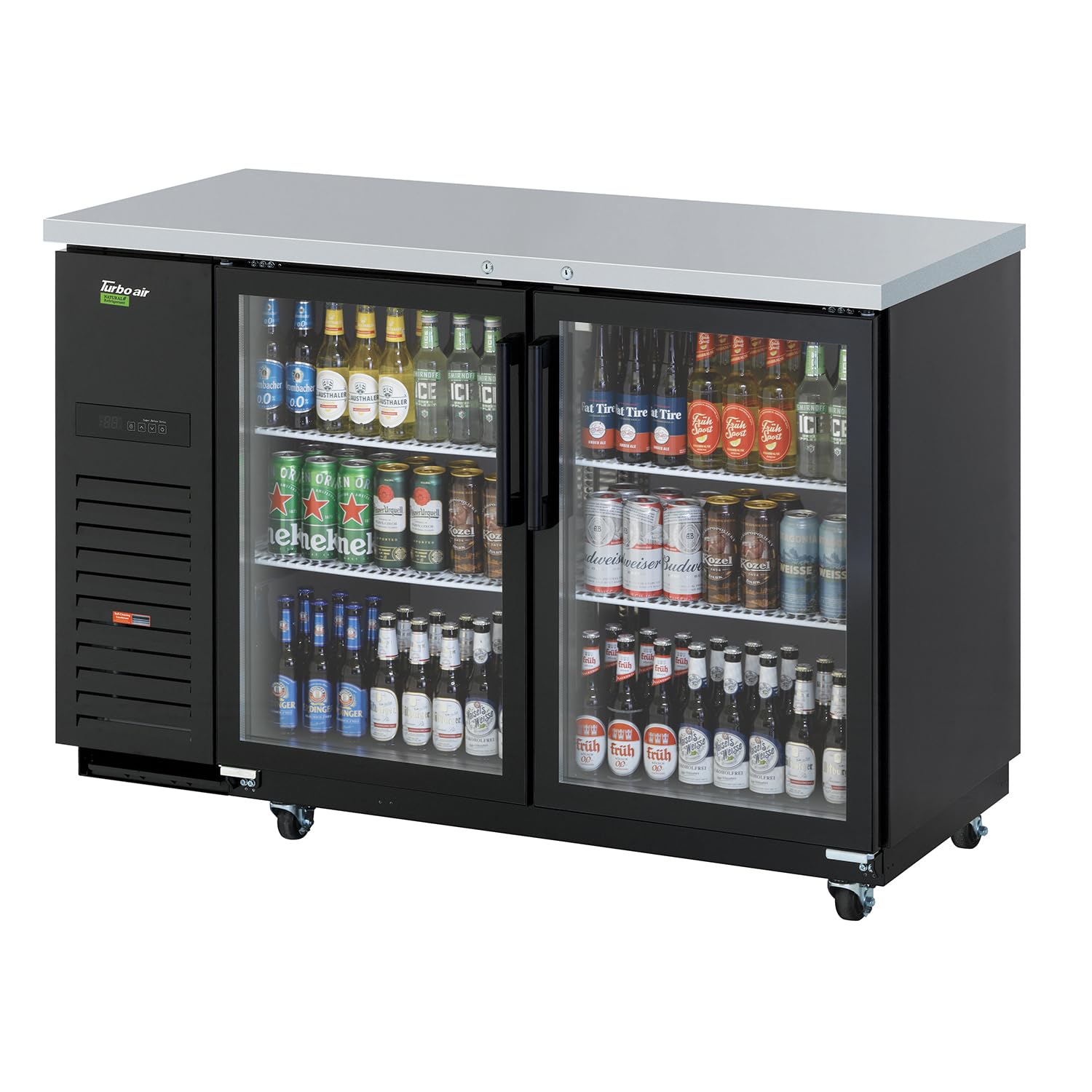 Turbo Air TBB-2SG 58in 2 Glass Door Back Bar Cooler