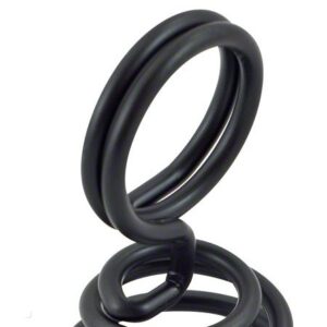 American Metalcraft SNB2 3" Black Chrome Spiral Number Holder