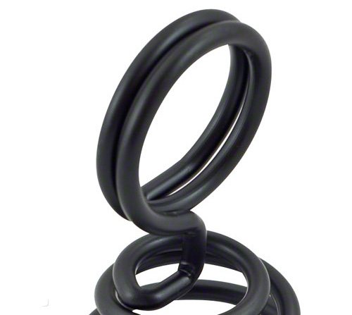 American Metalcraft SNB2 3" Black Chrome Spiral Number Holder