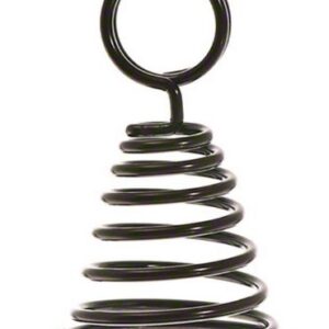 American Metalcraft SNB2 3" Black Chrome Spiral Number Holder