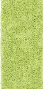 SAFAVIEH Classic Shag Collection Runner Rug - 2'3" x 8', Lime, Handmade, 1.75-inch Thick Ideal for High Traffic Areas in Living Room, Bedroom (SG240B)