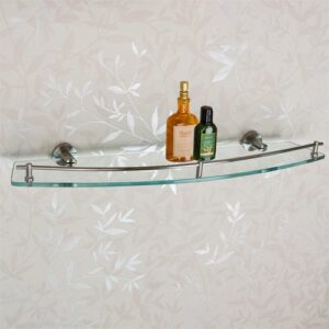 Signature Hardware 296442 Ceeley 24" Glass Bathroom Shelf