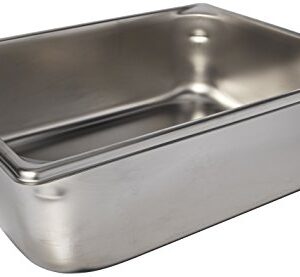 Vollrath 4" Deep Super Pan V™ Stainless Steel Half-Size Steam Table Pan