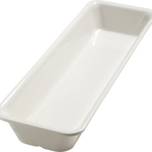 Carlisle FoodService Products 5552837 Balsam Melamine Half-Size Long Food Pan, Bavarian Cream