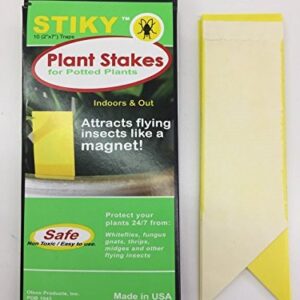 Stiky Strips Plant Stakes for Potted Plants (10 Pack)