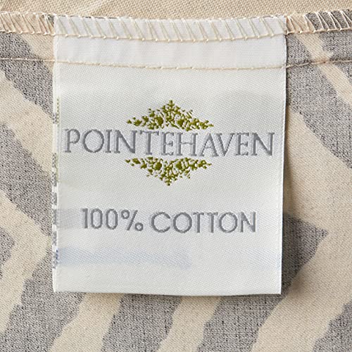 Pointehaven Printed 300 TC 3-Piece 100-Percent Combed Cotton Duvet Set, Urban Safari, Queen