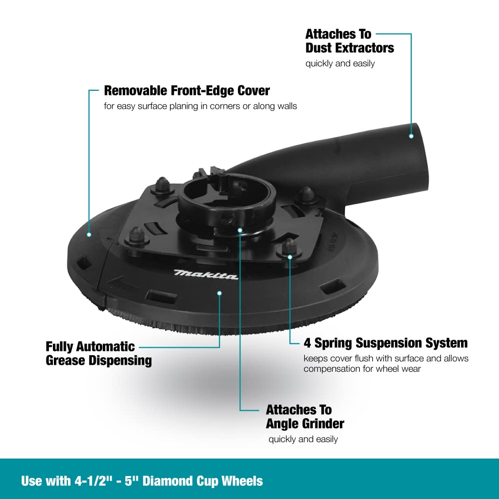 Makita 195236-5 4-1/2" - 5" Dust Extraction Surface Grinding Shroud