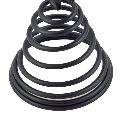 American Metalcraft SNB2 3" Black Chrome Spiral Number Holder