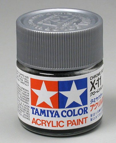 Tamiya 81011 Acrylic Chrome Silver