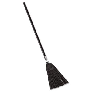 Rubbermaid Lobby Pro Synthetic-Fill Broom, 37-1/2-Inch Height, Black (RCP2536)