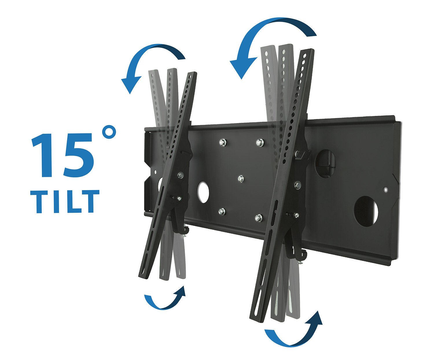 Mount-It! Long Arm TV Wall Mount with 26 Inch Extension, Swing Out Full Motion Design for Corner Installation, Fits 40 50, 55, 60, 65, 70 Inch Flat Screen TVs, 220 Lb Capacity