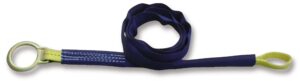 falltech 7472 concrete web anchor strap with loop and d-ring, 6-foot