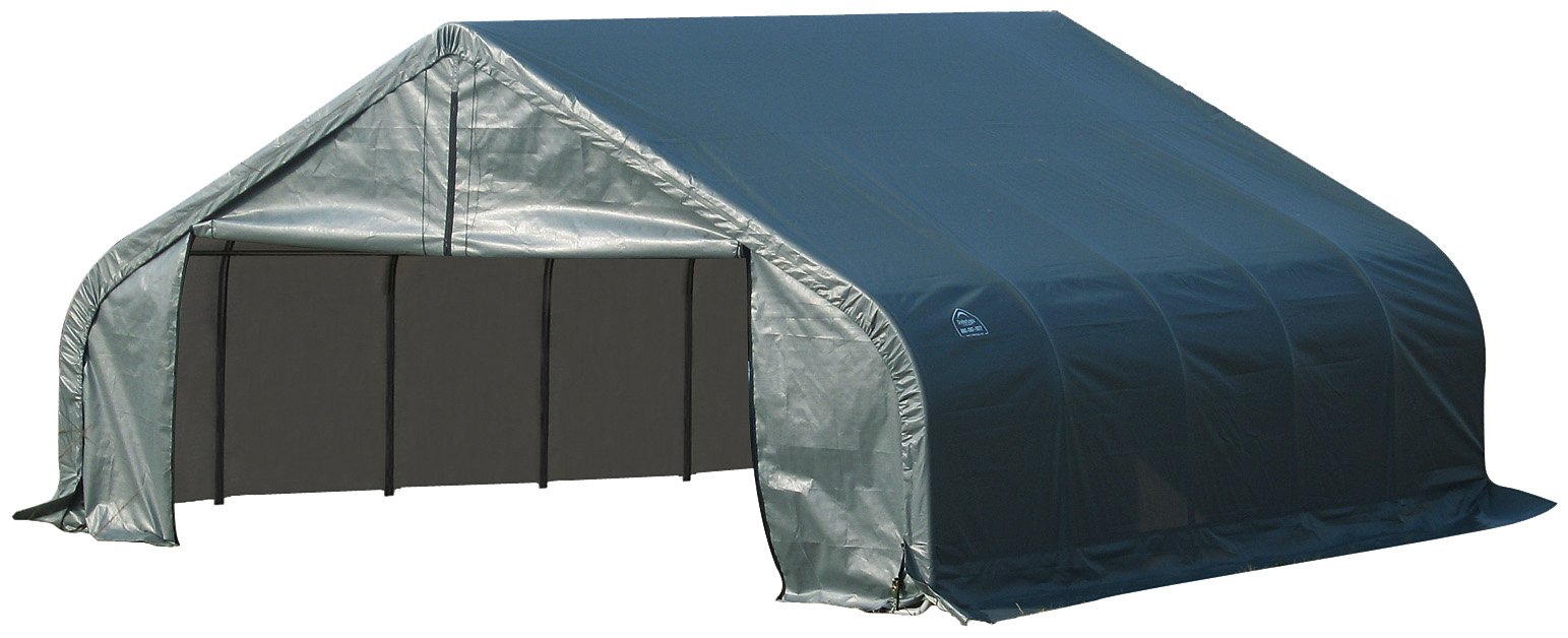 ShelterLogic 82144 Green 22'x24'x12' Peak Style Shelter