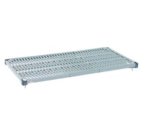 metromax q mq2460g extra shelf for shelf trucks with microban finish, 60" w x 24" d, gray