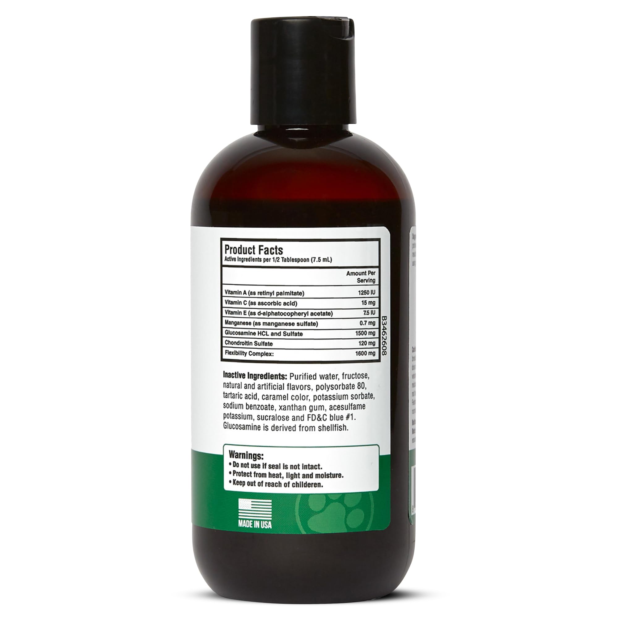 Flexicose Pet - Liquid Joint Care - 8 fl oz (2 Bottles) - Liquid Dog Treats with Glucosamine for Joint Pain Relief - Hip and Arthritis Support - Joint Supplement for Cats and Dogs